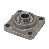 1-1/4" Bore Stainless Steel 4 Bolt Flange Bearing Dura-Roll SSUCF207-20
