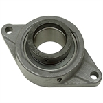 2-3/8" 2 Bolt Flange Bearing w/Lock Collar HCFT212-38