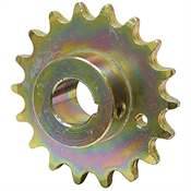 18T 3/4 BORE 40P SPROCKET YELLOW CHROMATE