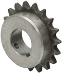 22 Tooth 1-3/8" Bore 40 Pitch Roller Chain Sprocket