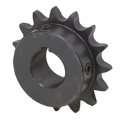 15 Tooth 1-1/2" Bore 50 Pitch Roller Chain Sprocket 50BS15H-1-1/2