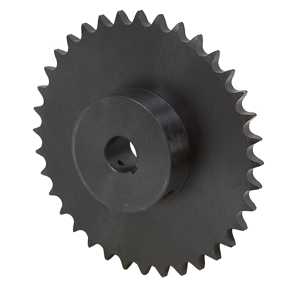36 Tooth 1" Bore 50 Pitch Roller Chain Sprocket Finished Bore