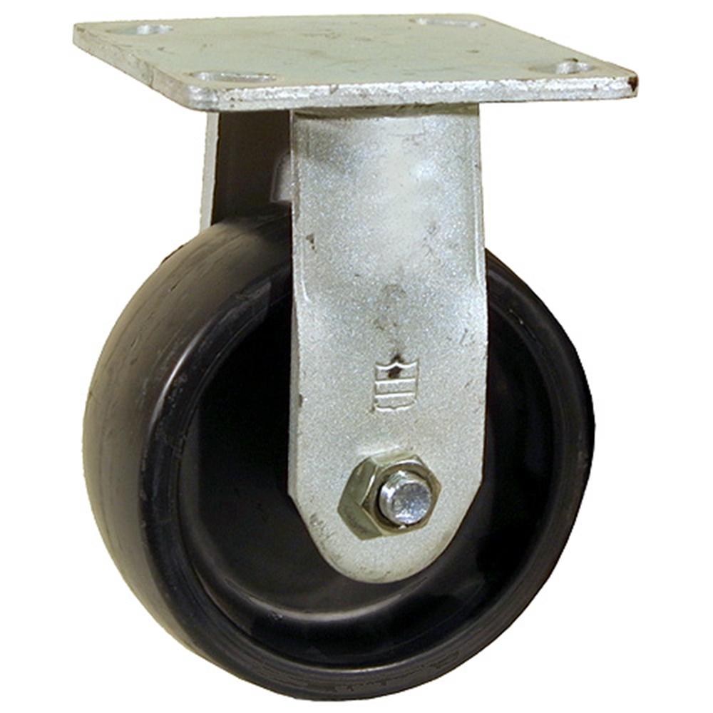 5" x 2" Rigid Plate Faultless Caster Plate Casters Casters Wheels