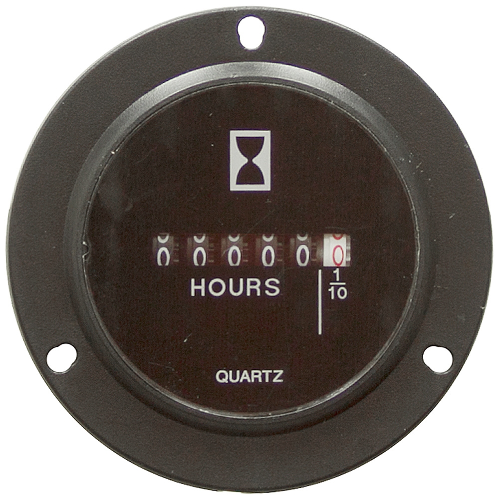 12 Volt DC Hour Meter 3 Hole Mount 10003 Meters Meters Counters