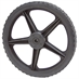 13-5/8 Rubber Over Plastic Wheel