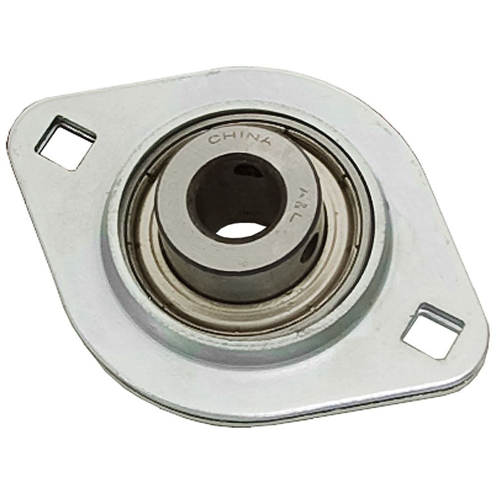 1/2" 2 Bolt Stamped Steel Flange Bearing SBSFL20108 Pressed Steel 2