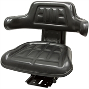 510 Universal Tractor Adj Suspension Black Seat Black Talon 510000BK
