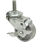 2x3/4 Swivel Stem Caster w/Brake