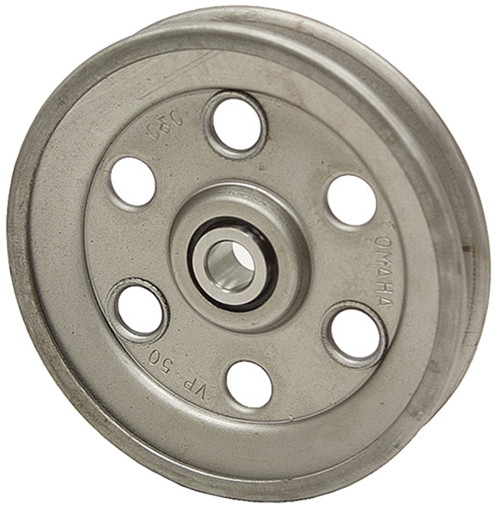 5 OD 5/8 Bore 1 Groove Pressed Steel Idler Pulley Idler Pulleys