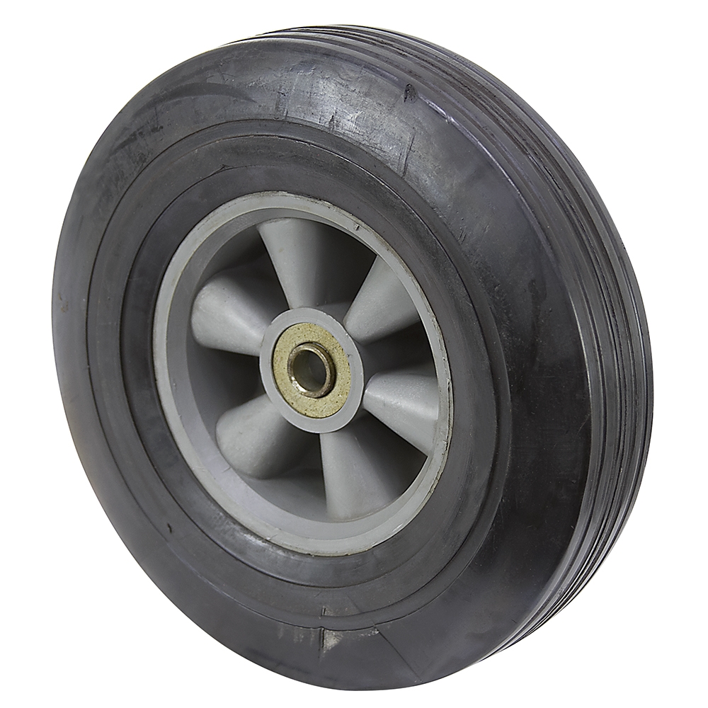 10-x-2-1-2-semi-pneumatic-rubber-wheel-assembly-with-dented-tread