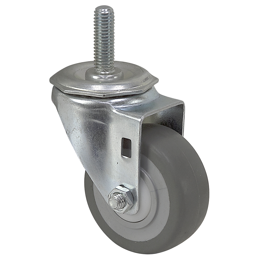 3" x 11/4" Shepherd Swivel Threaded Stem Caster PGS3048ZNTPR11