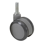 3" x 7/16" Shepherd Swivel Threaded Stem Caster 104866