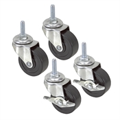 2x3/4 Package Of 4 Threaded Stem Swivel Caster