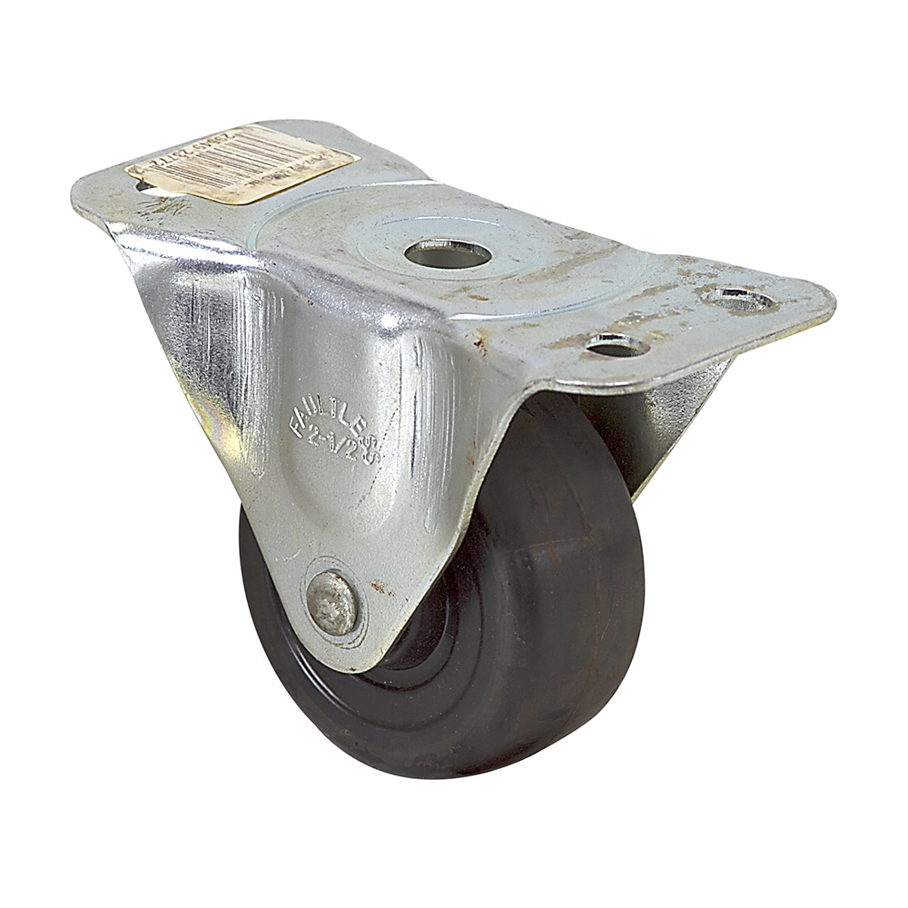 21/2" x 11/8" Faultless Rigid Caster Plate Casters Casters