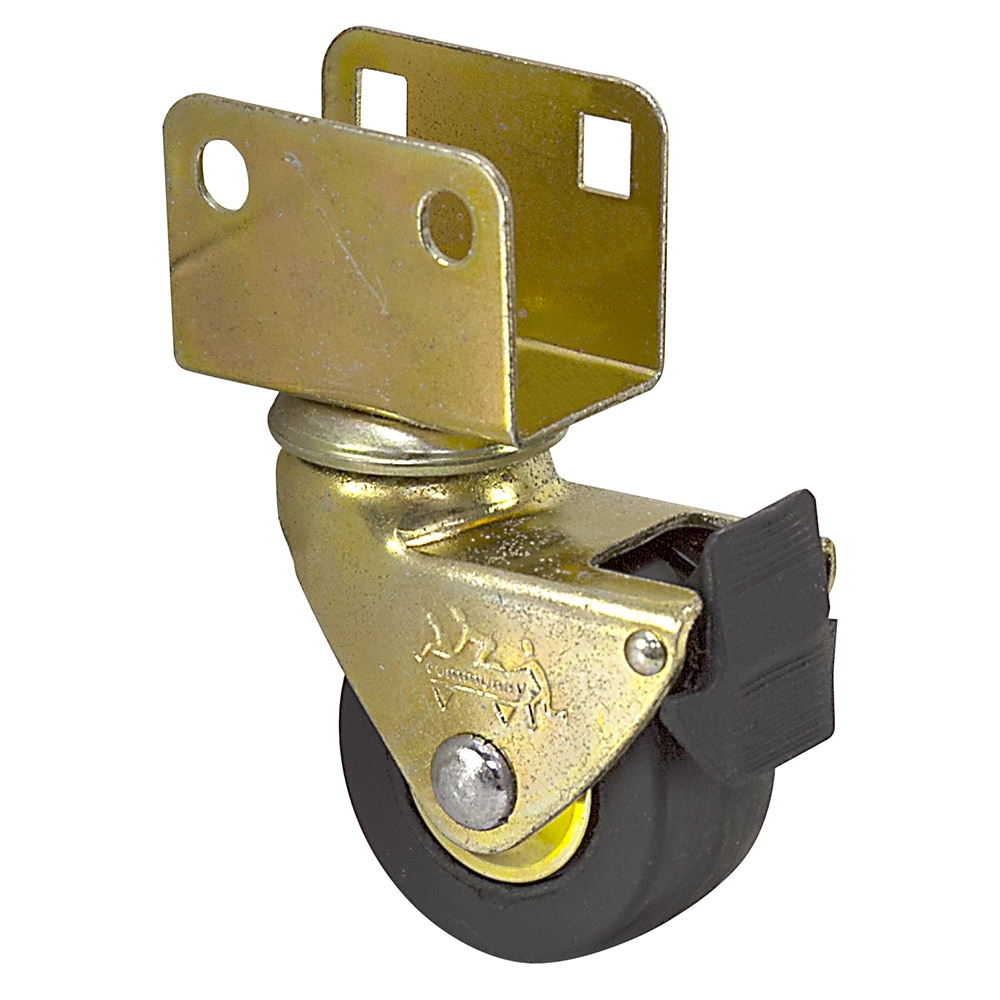 2" x 1" Shepherd Swivel Bracket Caster w/ Wheel Brake 81870 Specialty