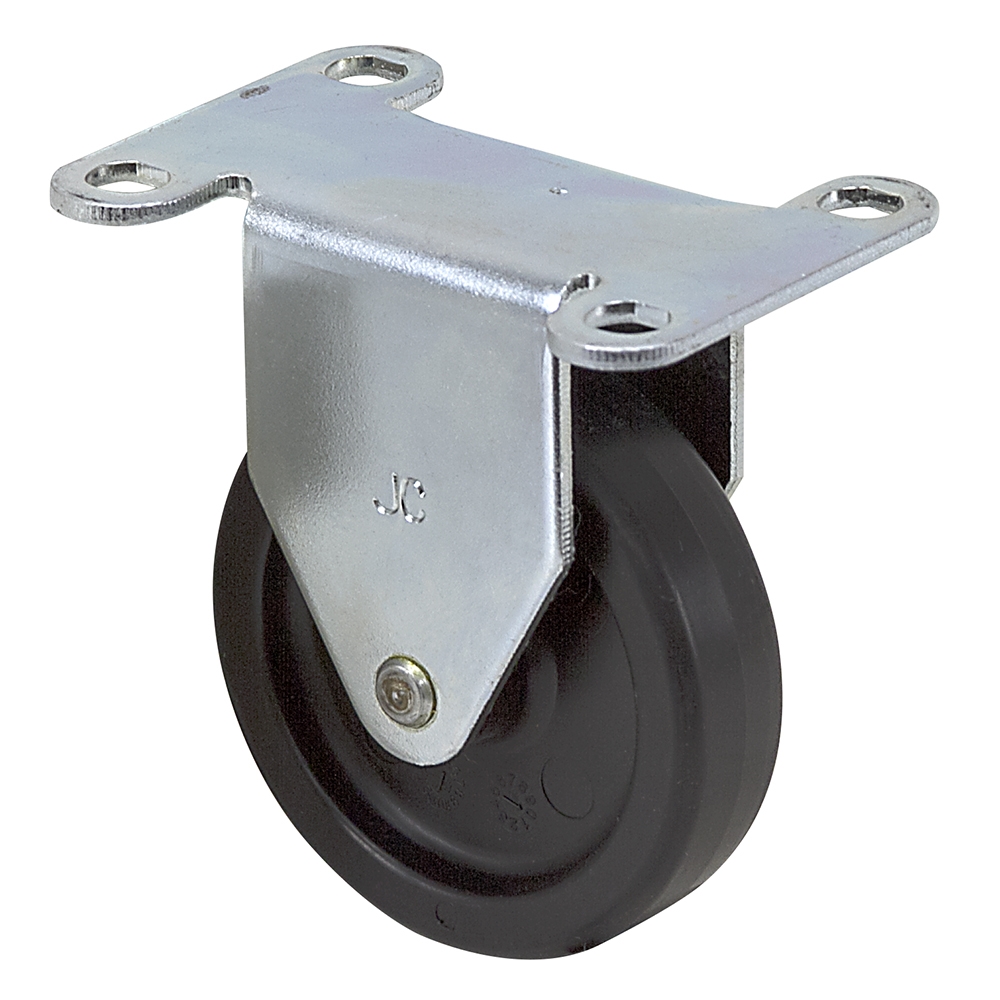 3" x 13/16" Faultless Rigid Plate Caster 31236 Plate Casters