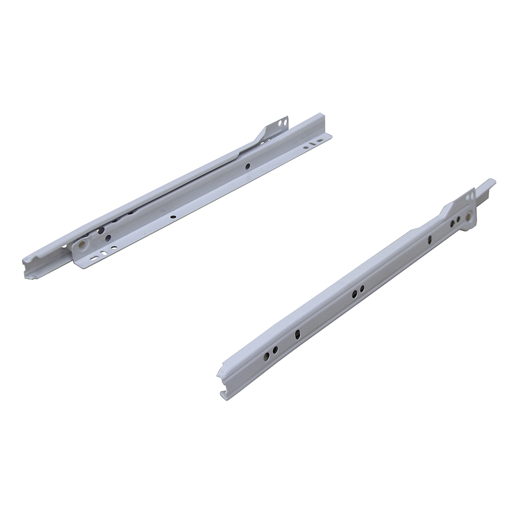 12" White Drawer Slide Pair BLUM 230M3000 Drawer Slides
