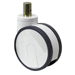 6" x 0.59" Tente Swivel Round Stem Caster