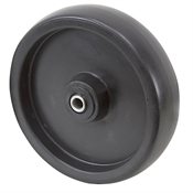 8" x 2" Tente Black Polypropylene Wheel - No Grease Zerk