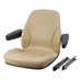 Tan Seat with Armrests
