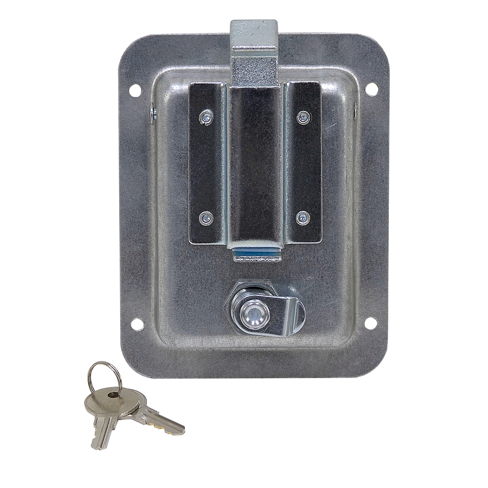 Standard Size Rust Resistant Flush Mount Rectangular Paddle Latch