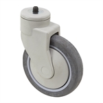 6" x 1-1/4" Swivel Threaded Stem Caster