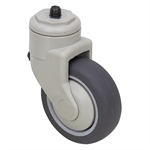 4" Swivel Threaded Stem Caster