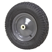15"x4.00-8" Wheel w/White Plastic Bushing