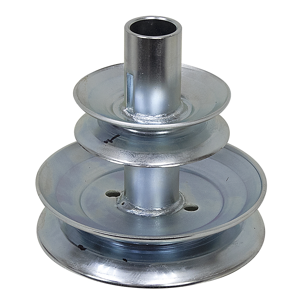 5.25/3.5 Dual Pulley for Mower Engines Finished Bore Pulleys