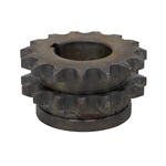 15 Tooth 1-15/16" Bore 60 Pitch Roller Chain Double Sprocket