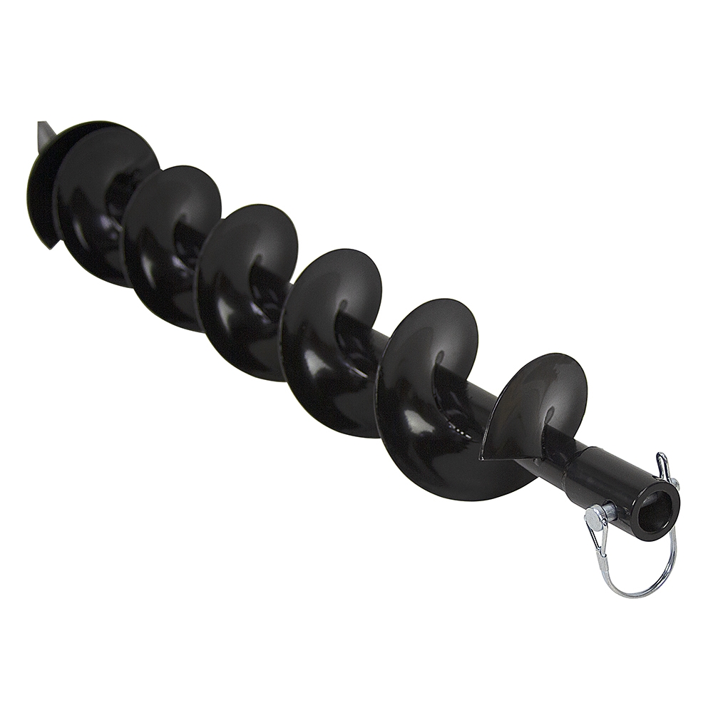 4" Single Flute Post Hole Digger Earth Auger Bit Dirty Hand Tools