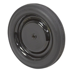 10 x 1.75 Ribbed Tread Semi Pneumatic Tire on Steel Wheel