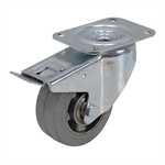 5" x 2" Swivel Plate Caster with Wheel and Directional Lock TENTE model 3477IFP125P63