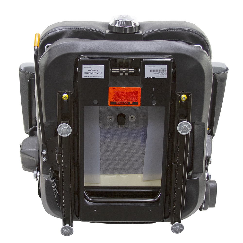 Bush Hog Seat with Full Mechanical Suspension Fold up Armrests and