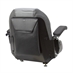 Gray Vinyl Bush Hog Seat with Flip-up Armrests and Seatbelt - Alternate 2