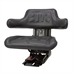 510 Universal Tractor Adj Suspension Black Seat CONCENTRIC 516050BK-BT