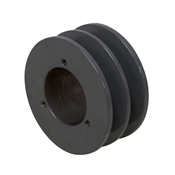3.75 OD SH-Bushing Double Groove Pulley