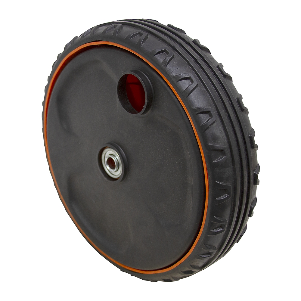 10-5-x-2-5-rubber-black-tire-w-orange-plastic-hub-semi-pneumatic