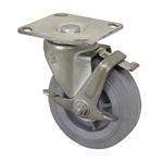 5x1-1/2 Swivel Plate Caster with Brake Colson 3.00517449 BRK1