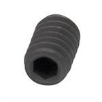 #10-24 x 3/16" (3/32 Key Size) STD Cup Point Socket Set Screw Black Oxide Finish