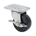 3" x 1-1/4" Swivel Plate Caster w/ Wheel Brake Jarvis  3-30-105-2 PA SP LDHT