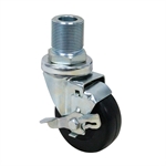 3-1/2" x 1-1/4" Swivel Threaded Stem Caster Jarvis 3-1/2-38-106 BRK PA