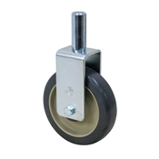 5" x 1-1/4" Rigid Round Stem  Caster Jarvis 5-35-213P PA