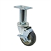 4" x 1-1/4" Swivel Plate Caster W/ Adjustable Leg and Side Wheel Brake Jarvis 4-36-314-G SATP BRK PA 10.0