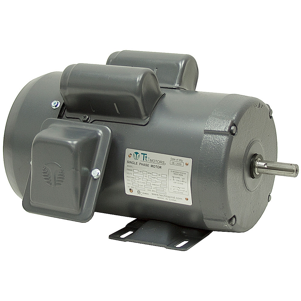 2 HP 1730 RPM 115/208230 Volt AC 56 Motor AC Motors Base Mount AC