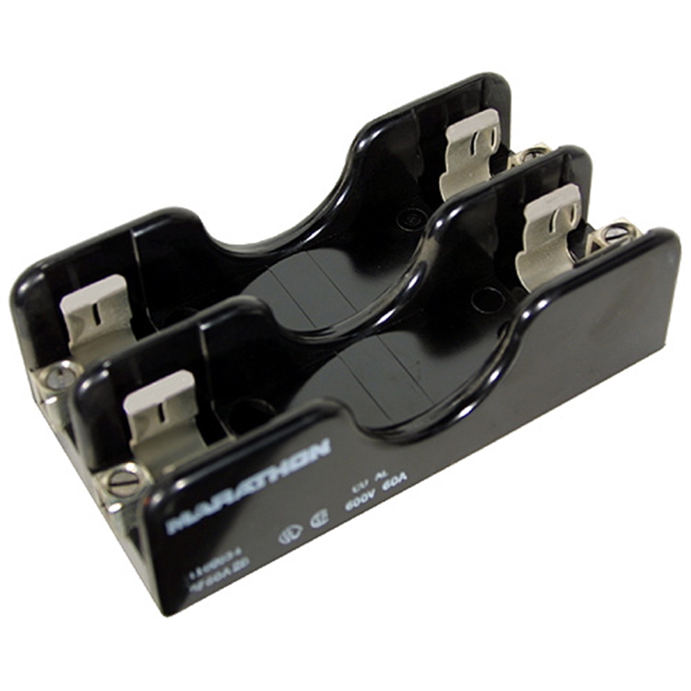 2 Pole 60 Amp Fuse Holder 600 Volt AC Marathon Brands www