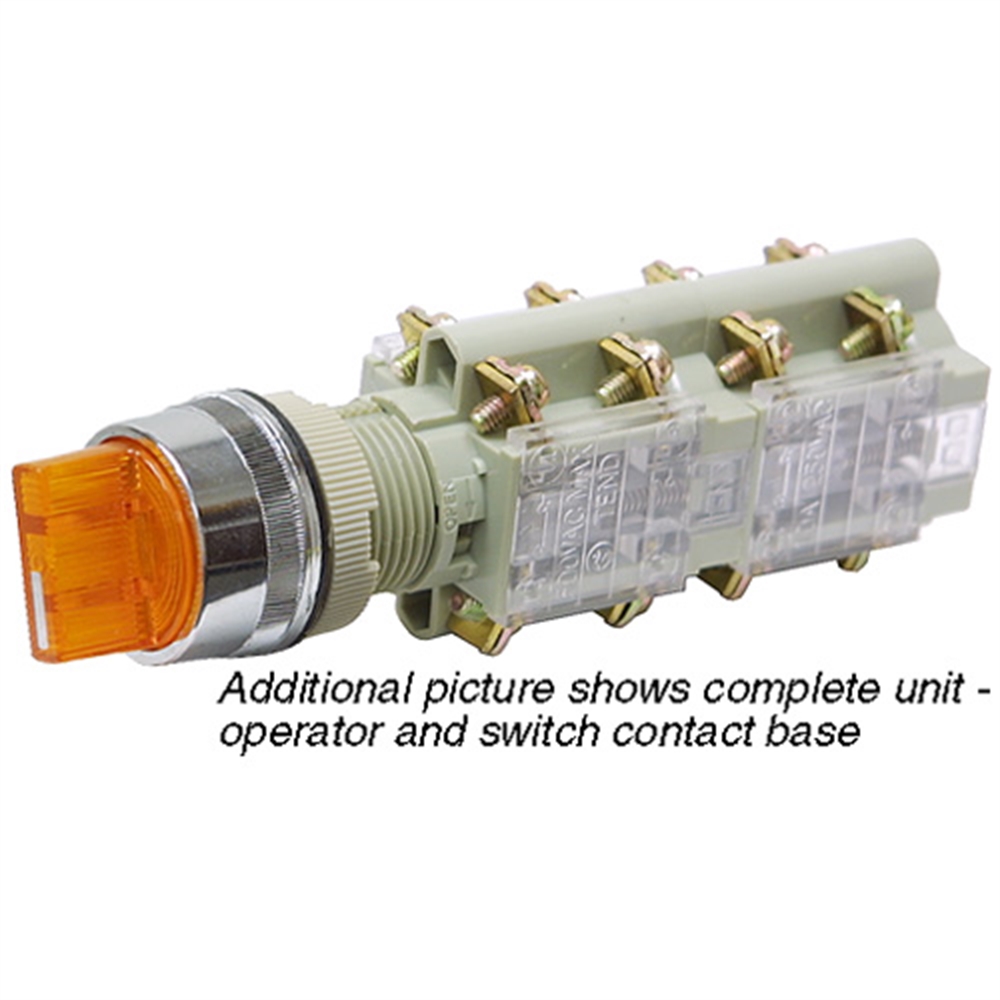 2 Position Maintain Red Rotary Switch Operator Modular Switches