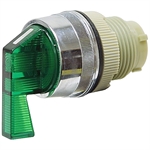 2 Position Momentary Green Lever Rotary Switch Operator
