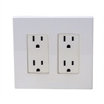 Double Duplex Outlet 15 Amps Luminex DK 303G TOMA CUADRUPLE