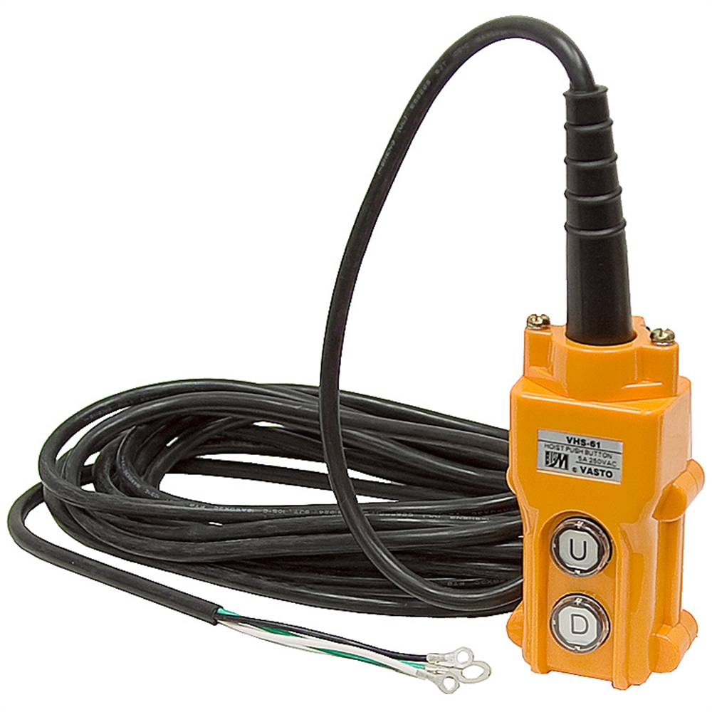 Momentary Pushbutton Pendant Switch w/20' Cord Pushbutton Switches